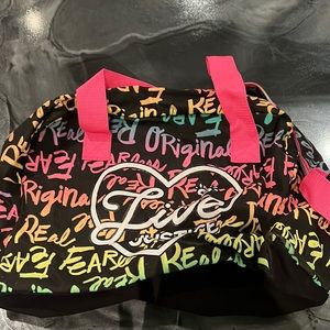 Girls justice overnight bag used a couple times great condition
